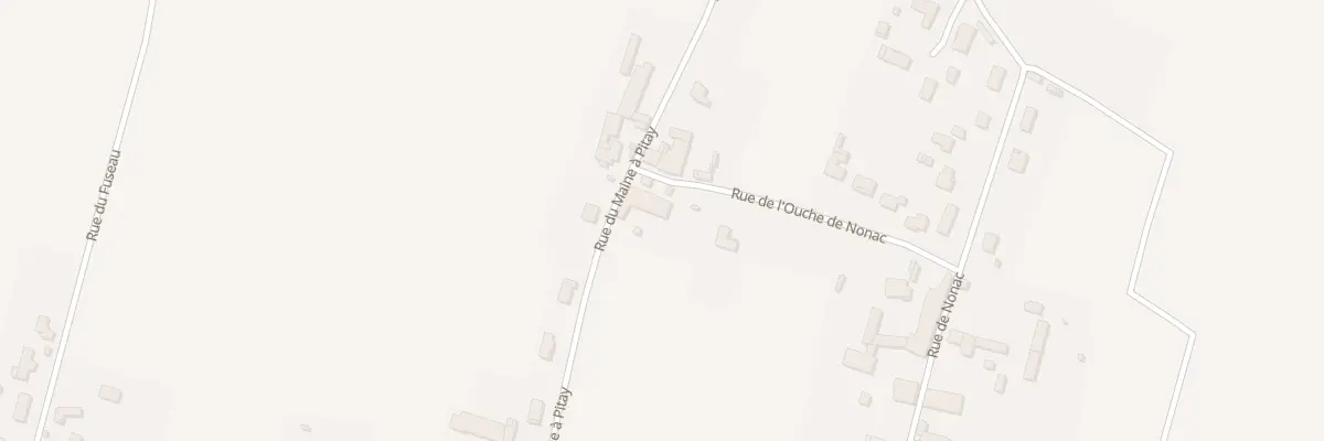 Plan du 18 Rue du Maine à Pitay à Genté