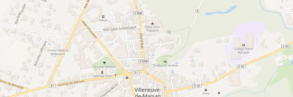 Plan du 62 Rue des Cassouets à Villeneuve-de-Marsan