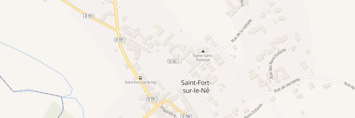 Plan du 4 Rue des Portes à Saint-Fort-sur-le-Né