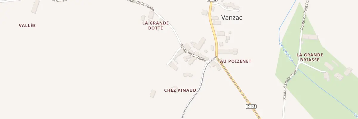 Plan du 3 Rte de la Vallée à Vanzac