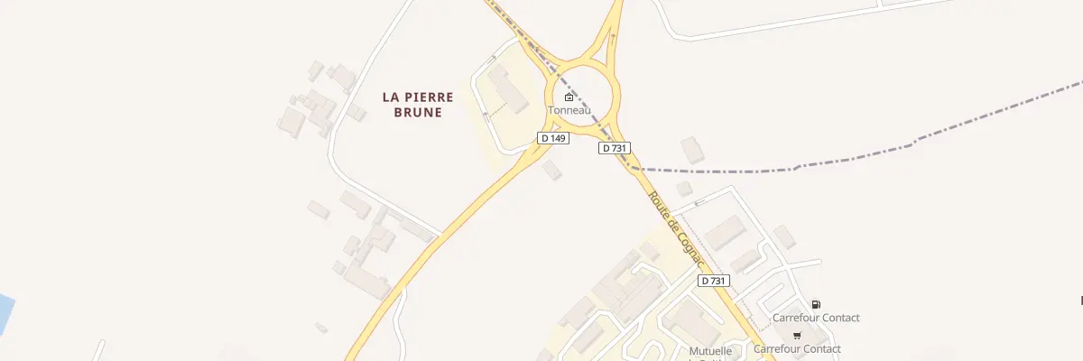 Plan du 5270 Chez Bernard à Archiac