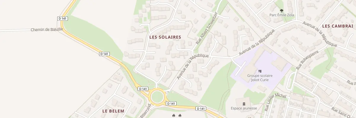 Plan du 54 Pl Charles Baudelaire à Blainville-sur-Orne