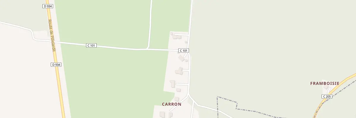Plan du 350 Che de Carron à Sainte-Foy
