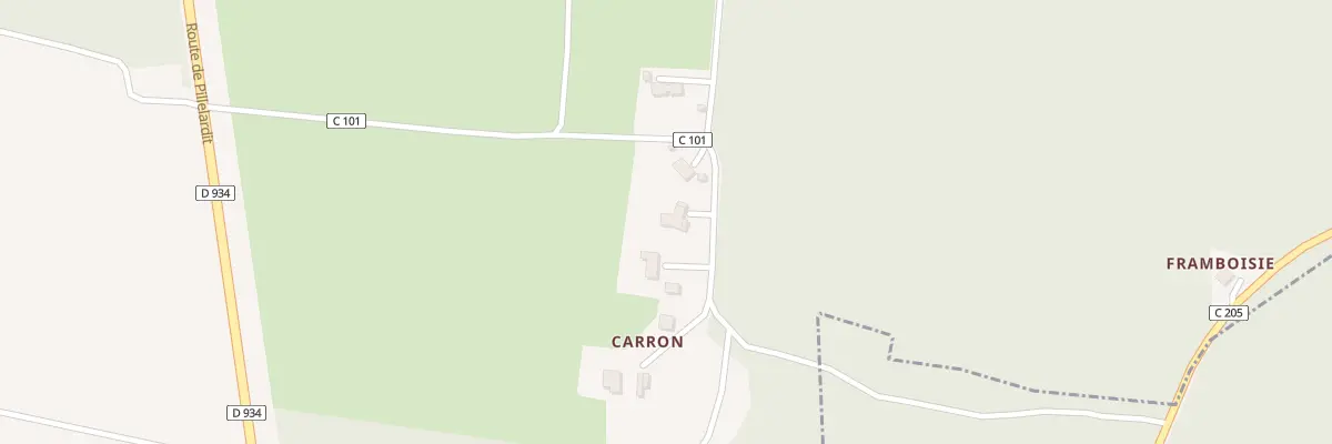 Plan du 440 Che de Carron à Sainte-Foy
