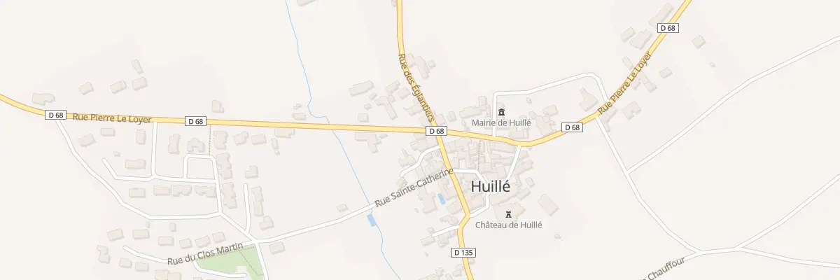 Plan du 25 Rue Pierre Le Loyer à Huillé-Lézigné