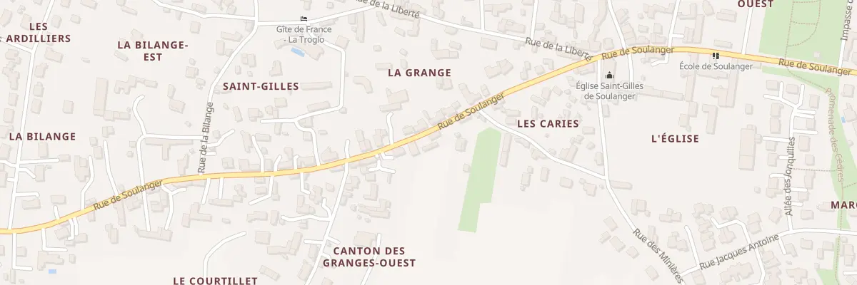 Plan du 59 Rue de soulanger à Doué-en-Anjou