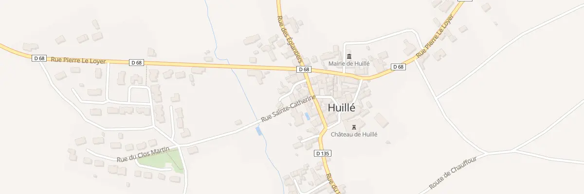 Plan du 3 All des Lavandiers à Huillé-Lézigné