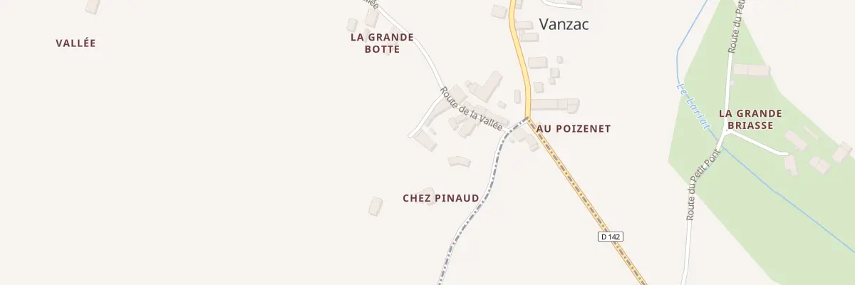 Plan du 5026 Chez Pinaud à Vanzac