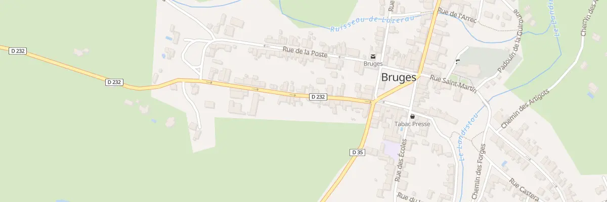 Plan du 15 Rte de Lys à Bruges-Capbis-Mifaget