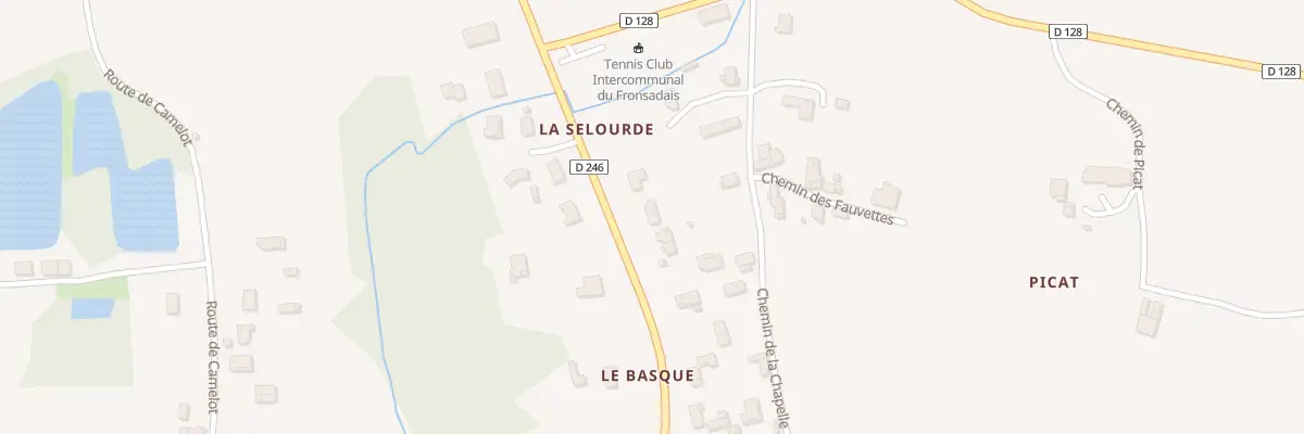 Plan du 397 Rte du Basque à Villegouge
