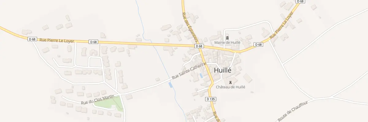 Plan du 4 All des Lavandiers à Huillé-Lézigné