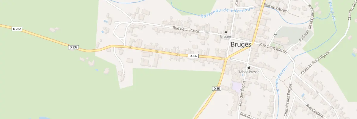 Plan du 17 Rte de Lys à Bruges-Capbis-Mifaget