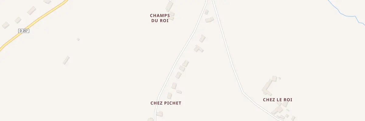Plan du 19 Vc 1 Champ de chez Pichet à Chepniers