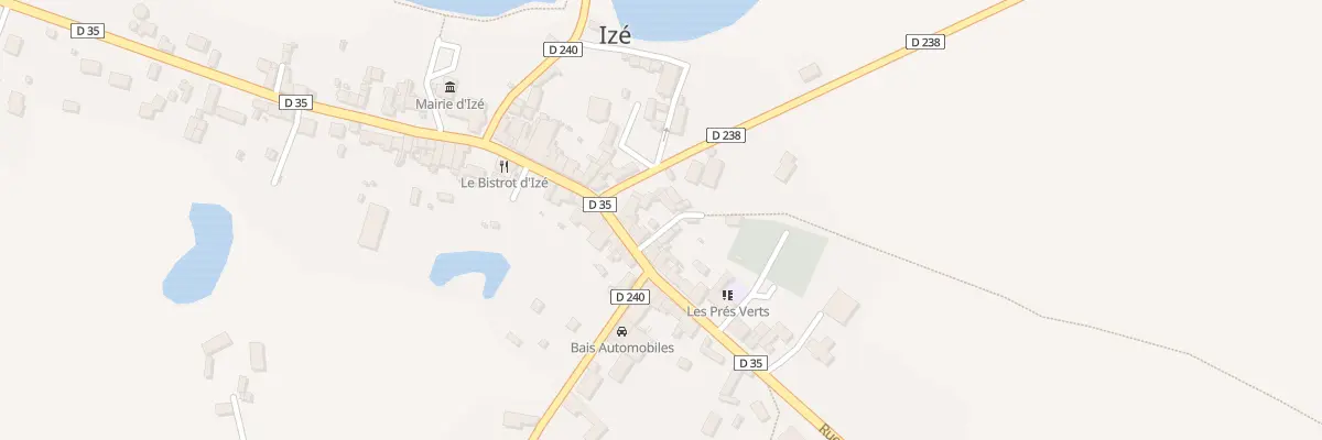 Plan du 21 Rue du Maine à Izé