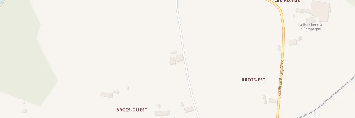 Plan du 84 Brois-Ouest à Tizac-de-Lapouyade