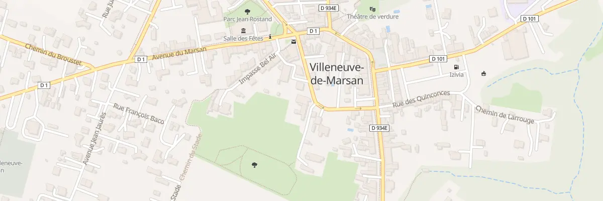 Plan du 102 Rue du Onze Novembre à Villeneuve-de-Marsan
