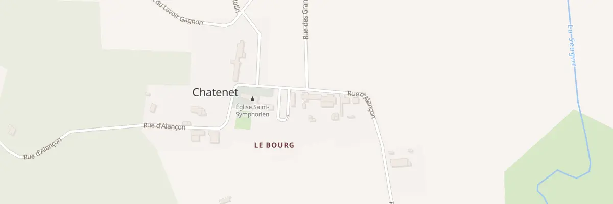Plan du 5024 Le Bourg à Chatenet