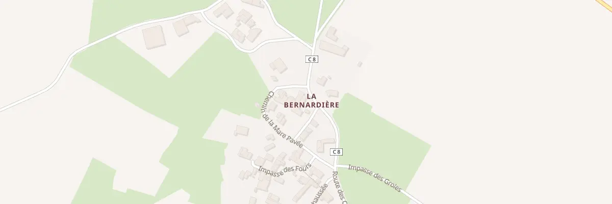 Plan du 1 Chem de la Place Bernardière à Secondigné-sur-Belle