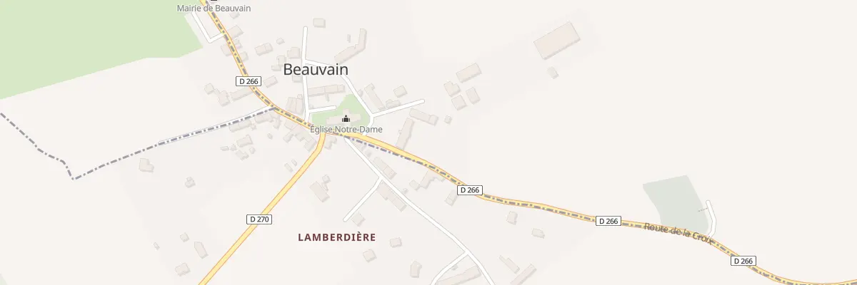 Plan du 14 Le Bourg à Beauvain