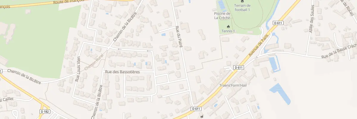 Plan du 15 Rue du Paire à La Crèche