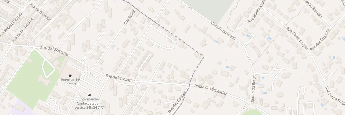 Plan du 6 Imp des Pivoines à Cognac