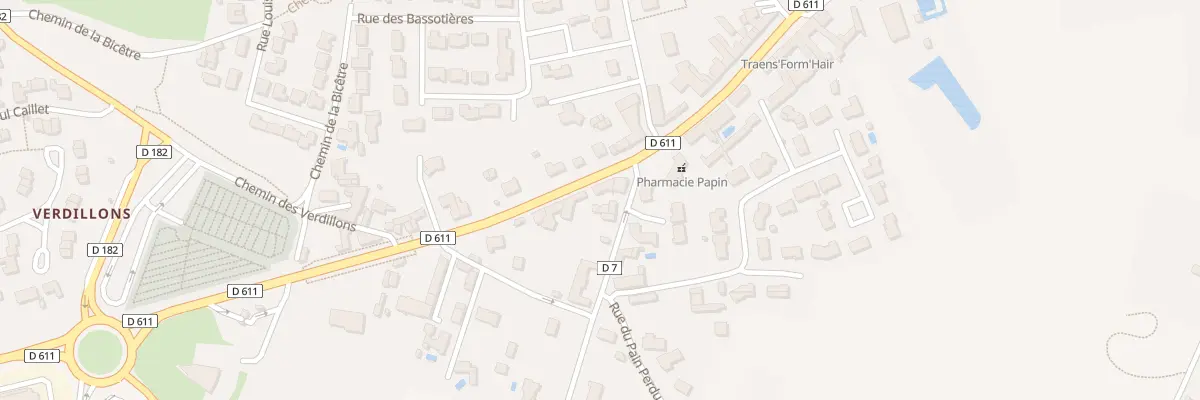 Plan du 10 Av de Paris à La Crèche