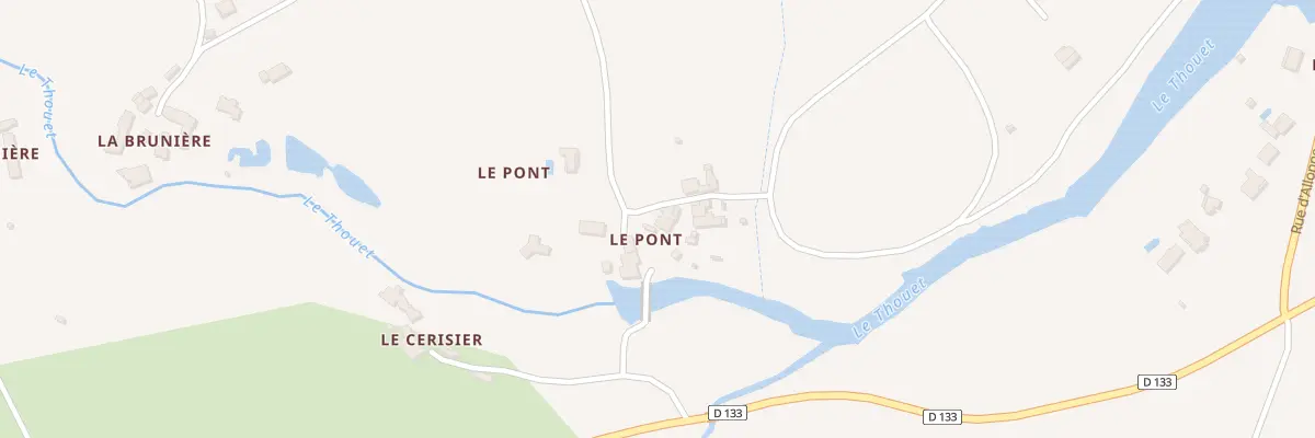 Plan du 8 Le Pont au Tallud