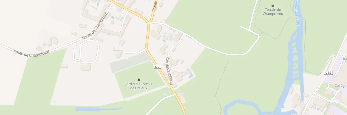 Plan du 8 Rue des Sablières à La Crèche