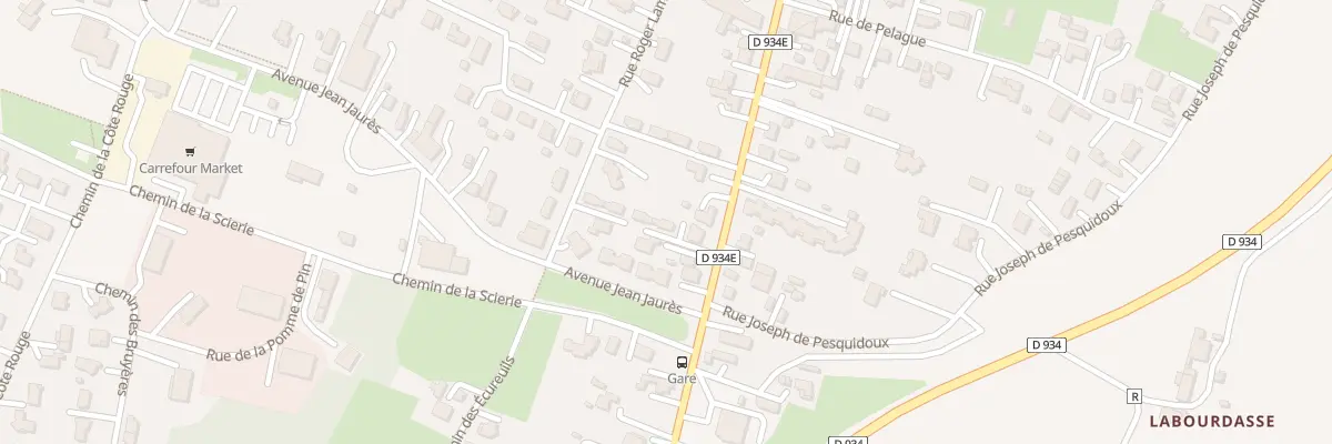 Plan du 40 Rue Cité Blanche à Villeneuve-de-Marsan