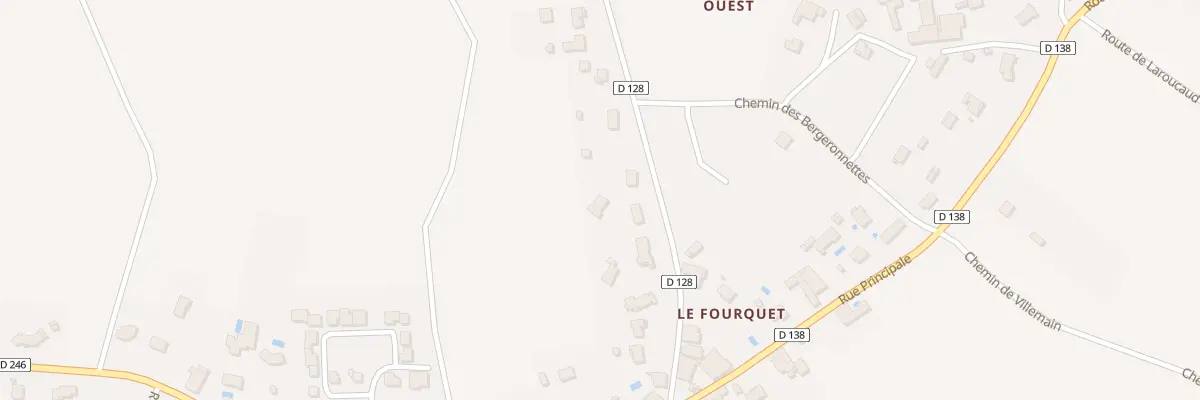 Plan du 21 Rte des Mésanges à Villegouge
