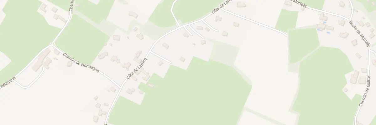Plan du 354 Cote de Larricq à Buros