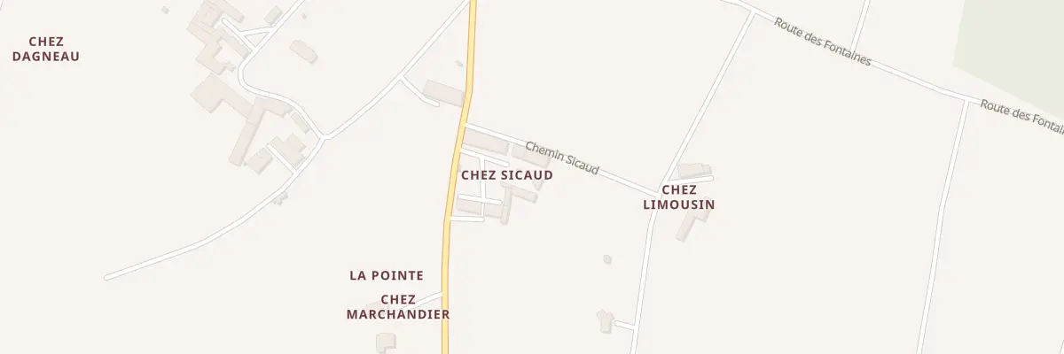Plan du 10 Che Sicaud à Brie-sous-Archiac