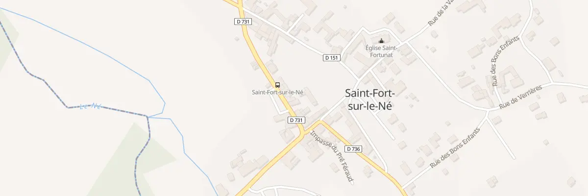 Plan du 12 Rte de Cognac à Saint-Fort-sur-le-Né