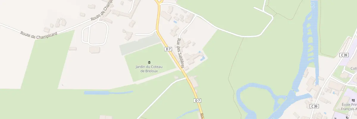 Plan du 1 Rue des Sablières à La Crèche