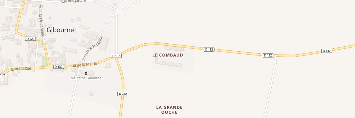 Plan du 4 Le Combaud à Gibourne