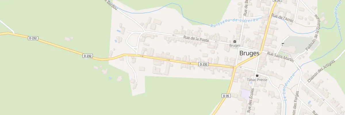Plan du 5745 Rte de Lys à Bruges-Capbis-Mifaget