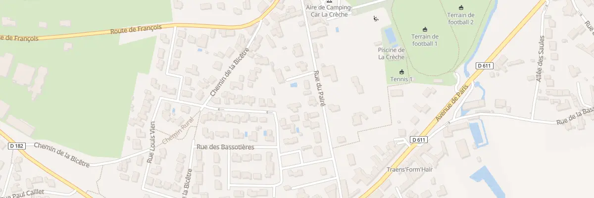 Plan du 21 Rue du Paire à La Crèche