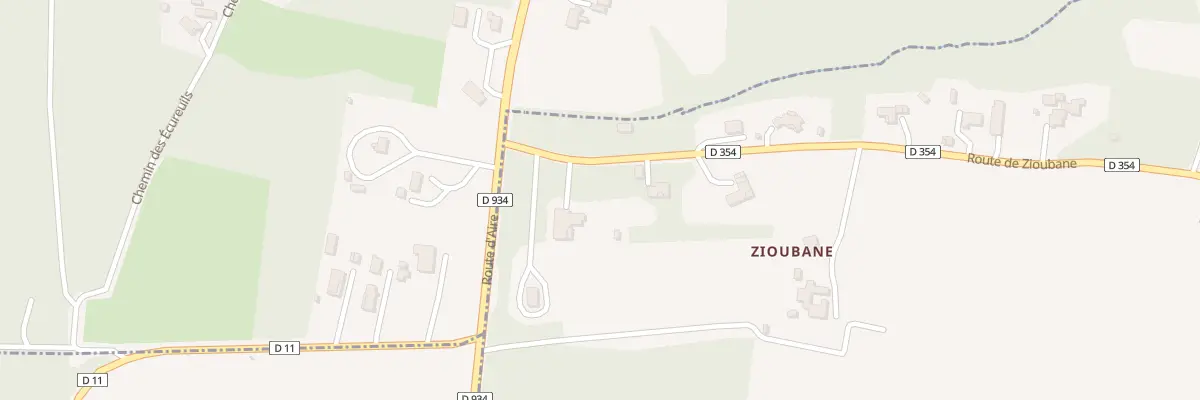 Plan du 2541 Rte de Zioubane à Perquie