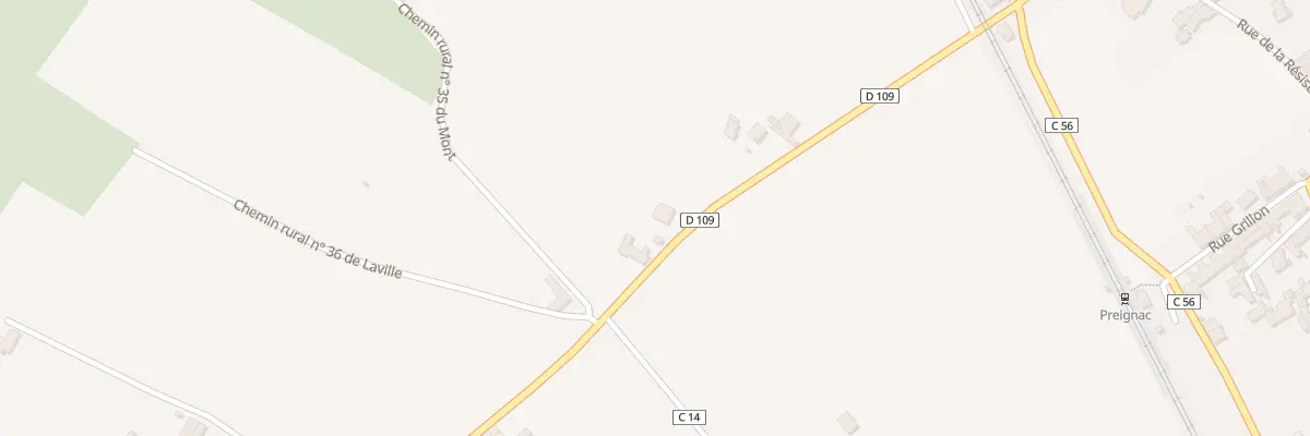 Plan du 587 Lauvignac à Preignac