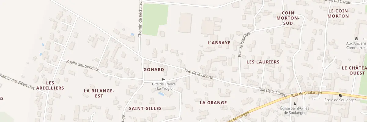 Plan du 20 Rue de la liberté à Doué-en-Anjou