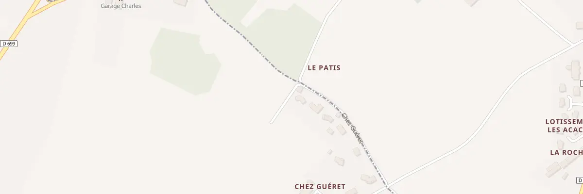 Plan du 5151 Gueret à Arthenac