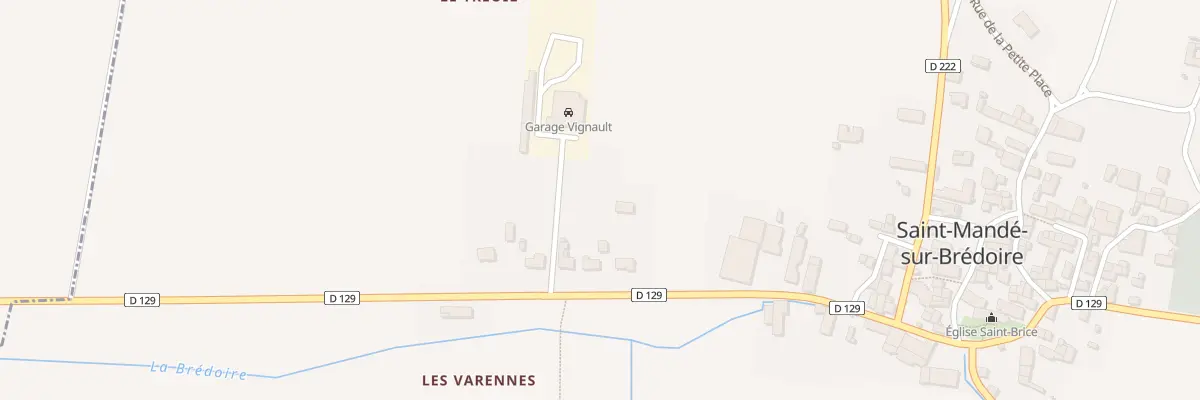 Plan du 30 Rte d’Aulnay à Saint-Mandé-sur-Brédoire