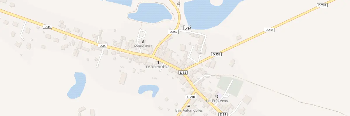 Plan du 11 Rue du Maine à Izé
