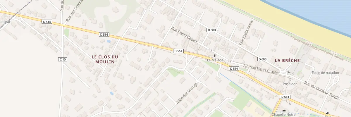 Plan du 60 Rue Flandres Dunkerque à Hermanville-sur-Mer