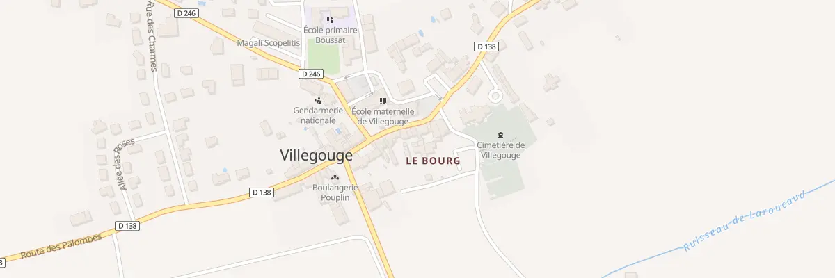 Plan du 18 Rue de la Republique à Villegouge