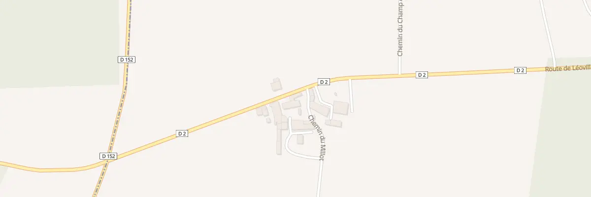 Plan du 5498 Chez Robin à Baignes-Sainte-Radegonde