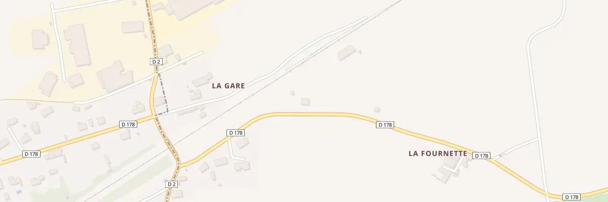 Plan du 5120 La Gare à Verruyes