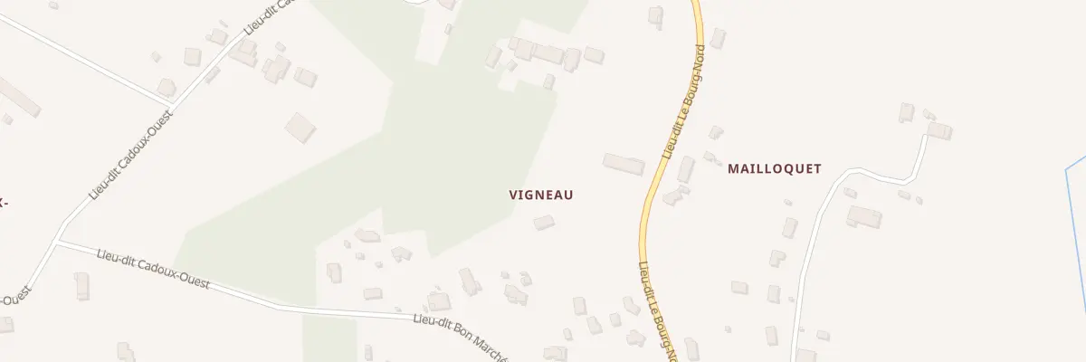 Plan du 7B Vigneau à Tizac-de-Lapouyade