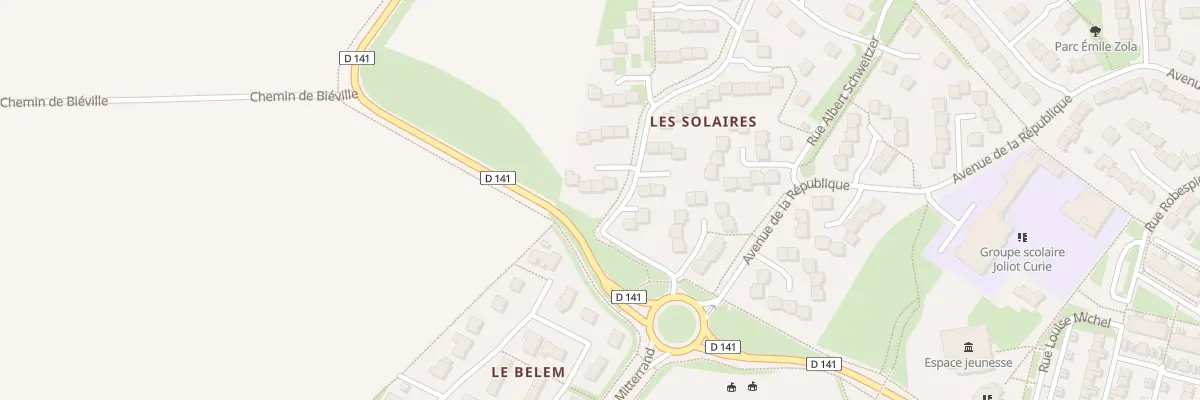 Plan du 2 Pl Antoine de Saint-Exupéry à Blainville-sur-Orne