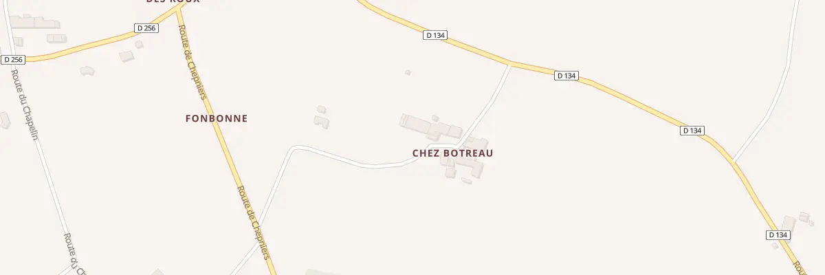 Plan du 5038 Chez Bottreau à Polignac
